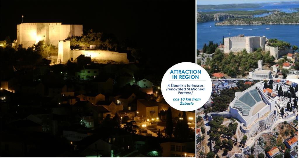 Charming Seaside Apartments Noa & Jakov, Zaboric Sibenik Eksteriør bilde