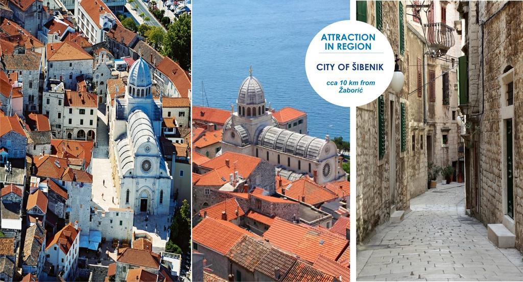 Charming Seaside Apartments Noa & Jakov, Zaboric Sibenik Eksteriør bilde